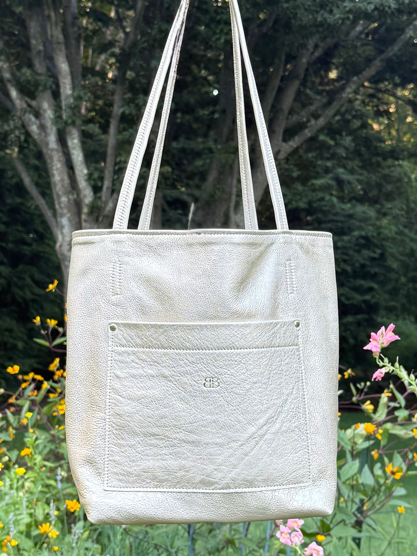 Champagne Innie-Outie Tote