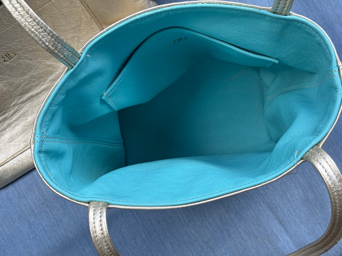 Champagne Innie-Outie Tote (Reversible)