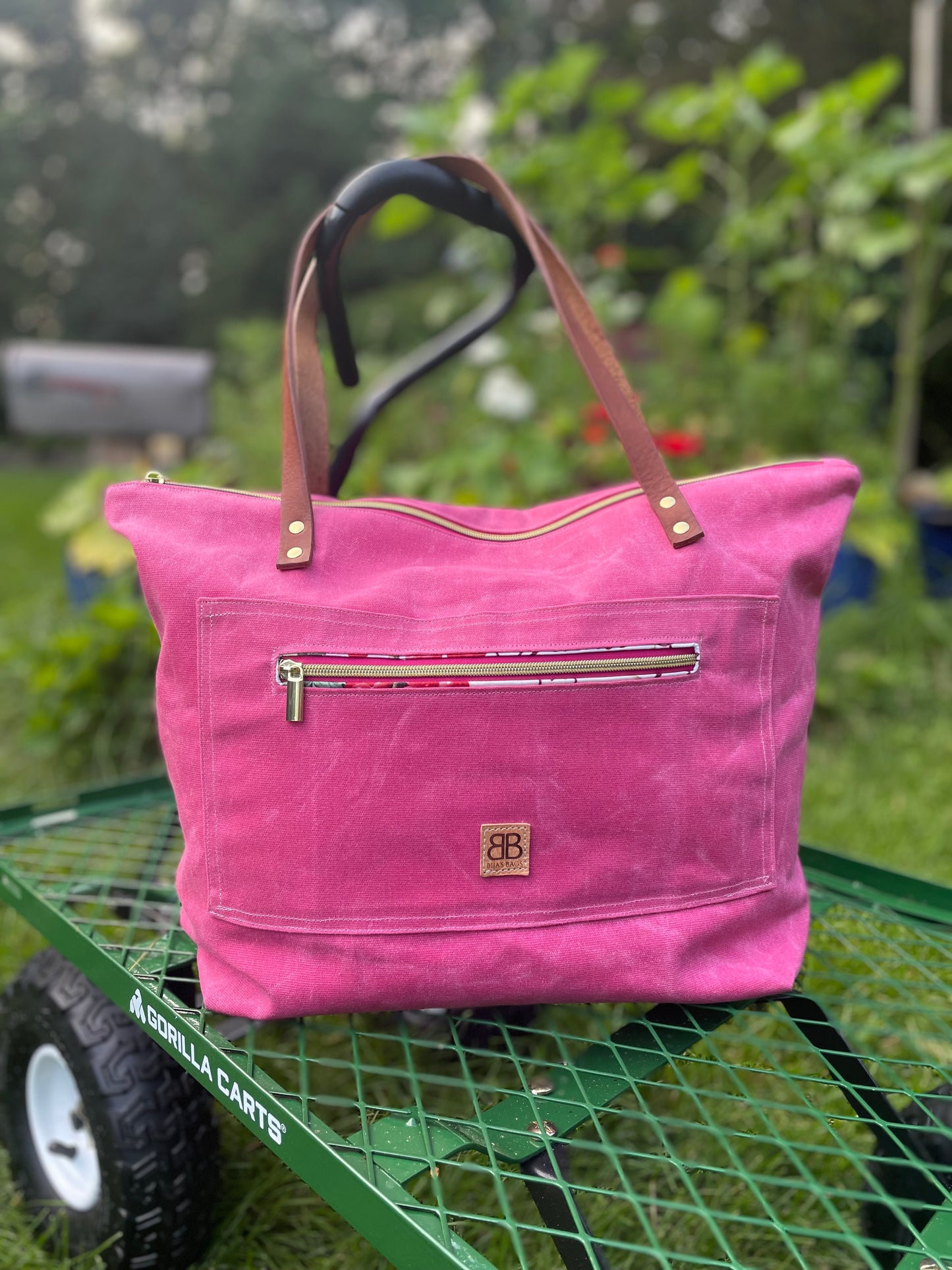 BABY BERTHA - Waxed Canvas Tote