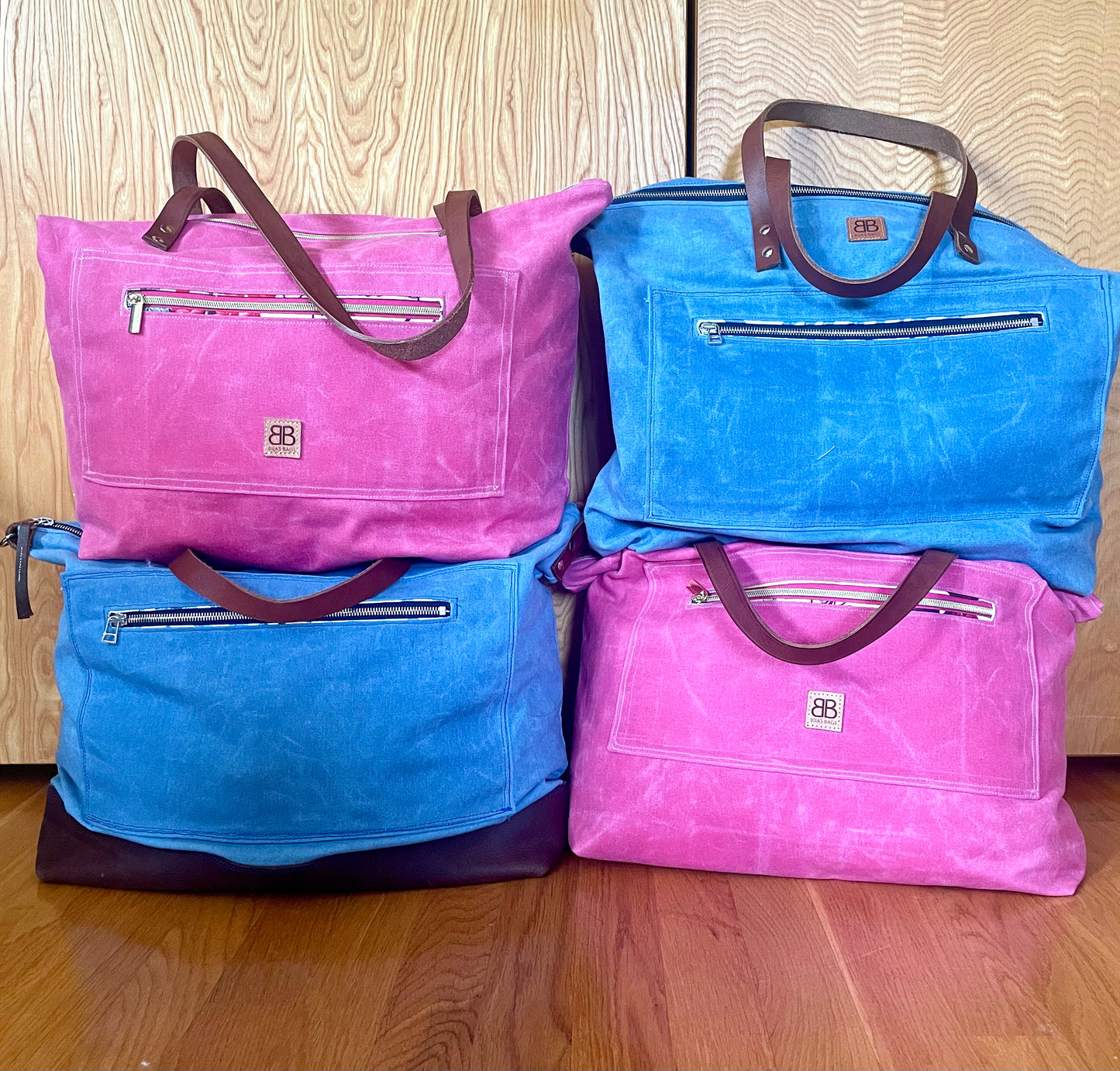 BABY BERTHA - Waxed Canvas Tote