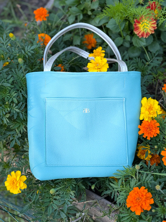 Champagne Innie-Outie Tote (Reversible)