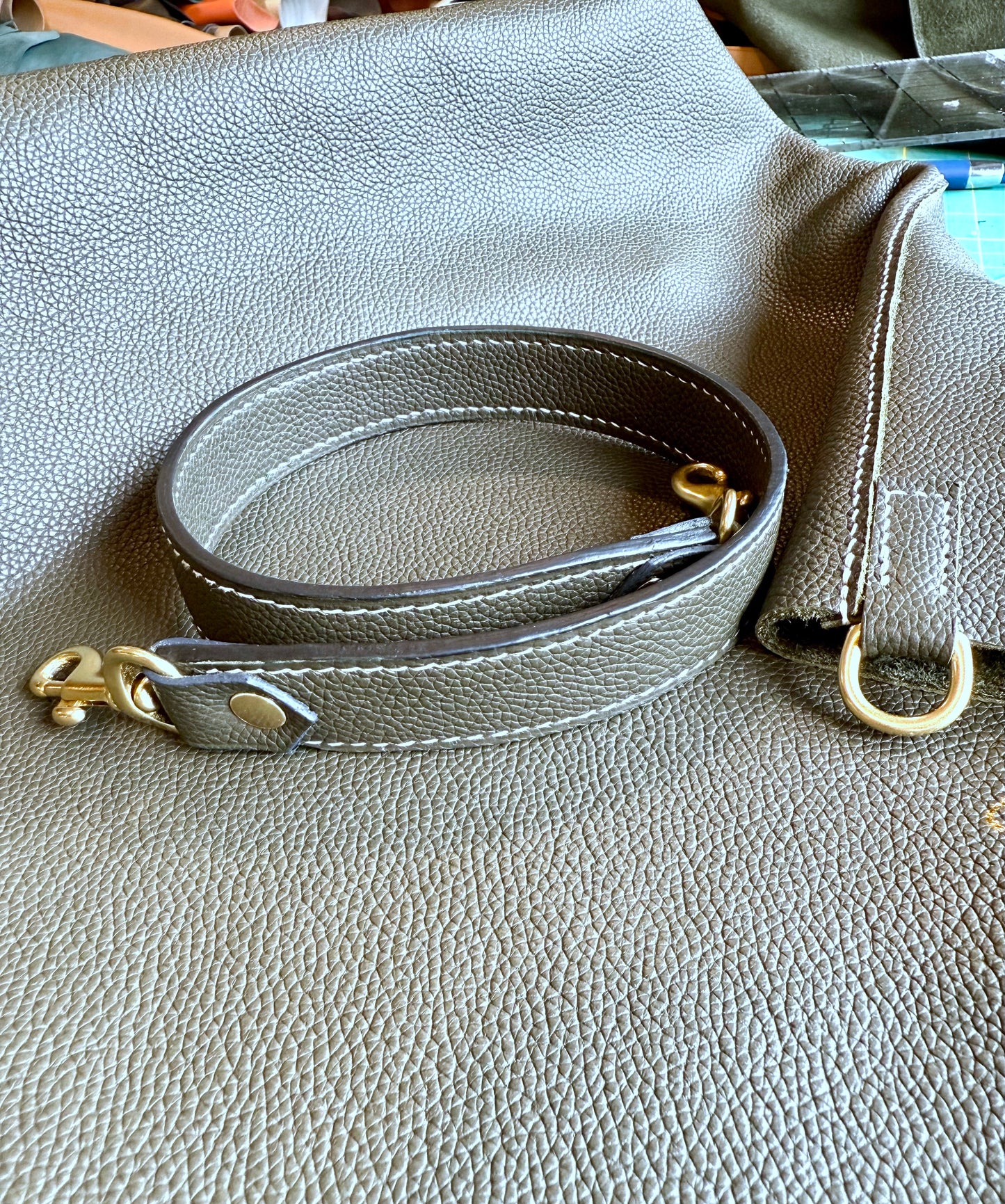 Italian Dollaro hand stitched Tote