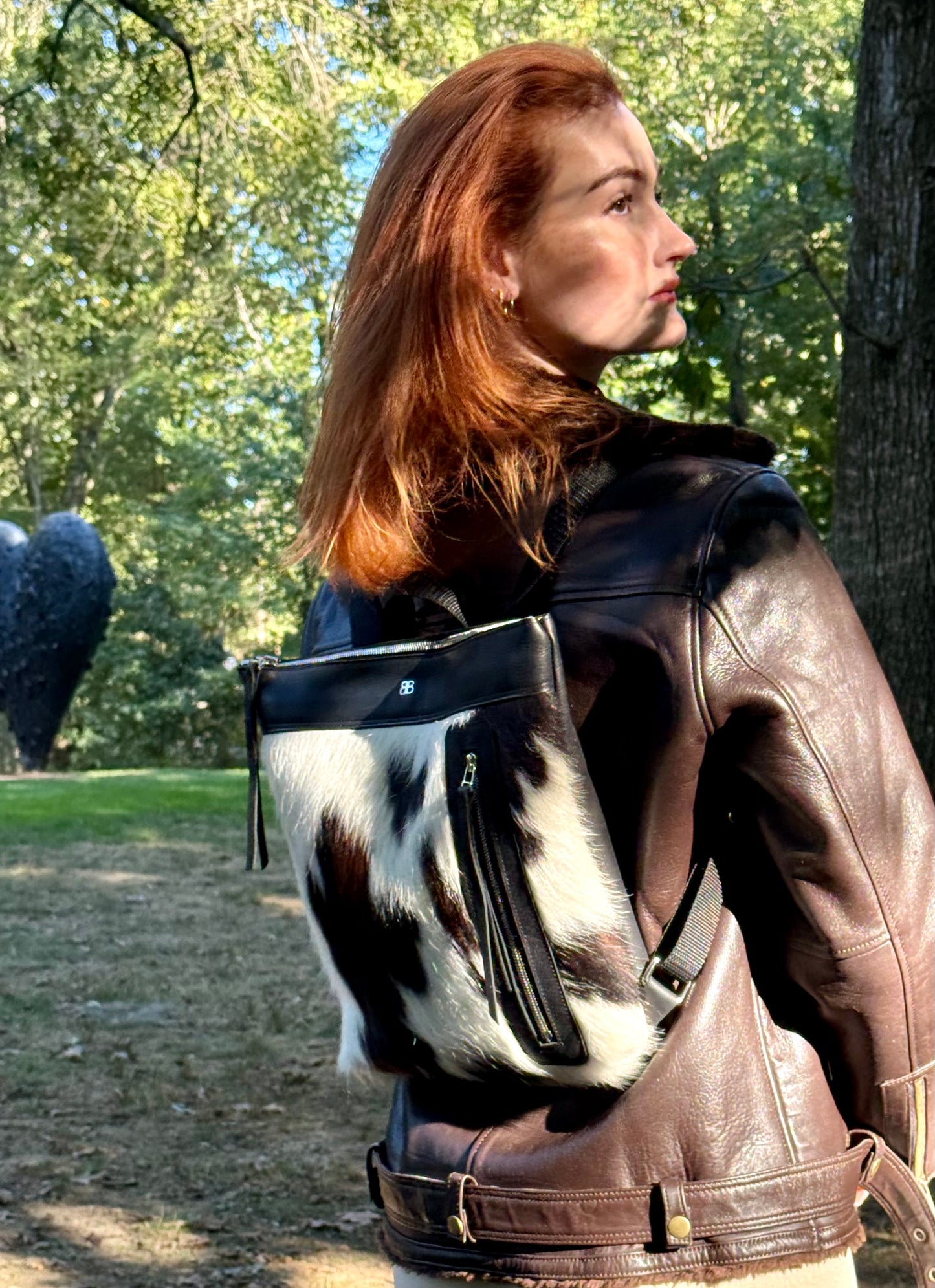 Denver Backpack - Hairy Cow Edition