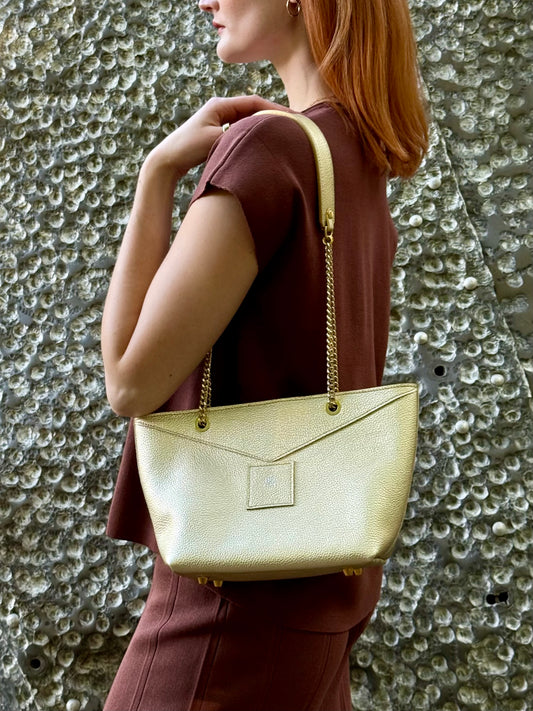MIRIAM Gold Chain Tote